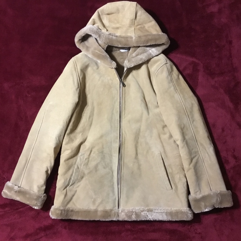 WILSONS Suede Leather Coat